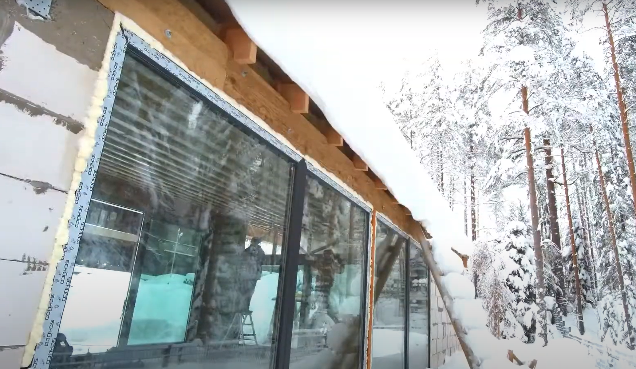 Монтаж алюминиевых окон schuco